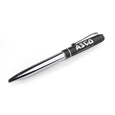 ASCO Silver & Black Pen